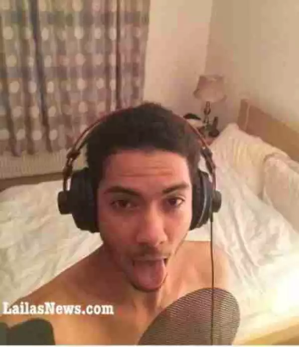BBNaija: Throwback Photo Of A Housemate Recording Music Unclad Surfaces